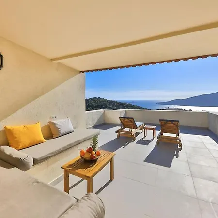 Marsilya Is Stone House For 8 People With A Magnificent Sea View In Kalkan * קס