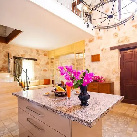 Marsilya Is Stone House For 8 People With A Magnificent Sea View In Kalkan * קס