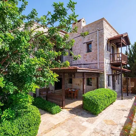 Marsilya Is Stone House For 8 People With A Magnificent Sea View In Kalkan וילה
