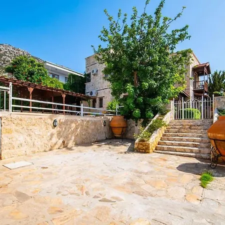 Marsilya Is Stone House For 8 People With A Magnificent Sea View In Kalkan * Kas