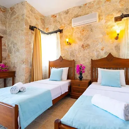 Marsilya Is Stone House For 8 People With A Magnificent Sea View In Kalkan *